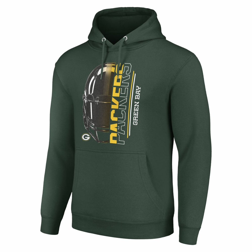 NFL Green Bay Packers Starter Unisex Half Helmet Logo Pullover Hoodie