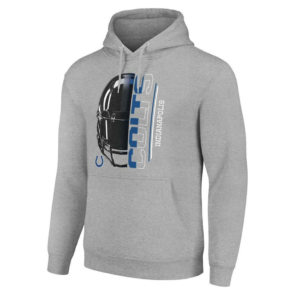 NFL Indianapolis Colts Starter Unisex Half Helmet Logo Pullover Hoodie