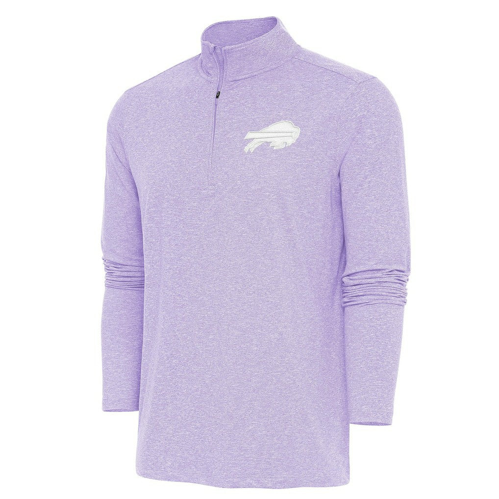 NFL Buffalo Bills Antigua Hunk Quarter-Zip Pullover Top
