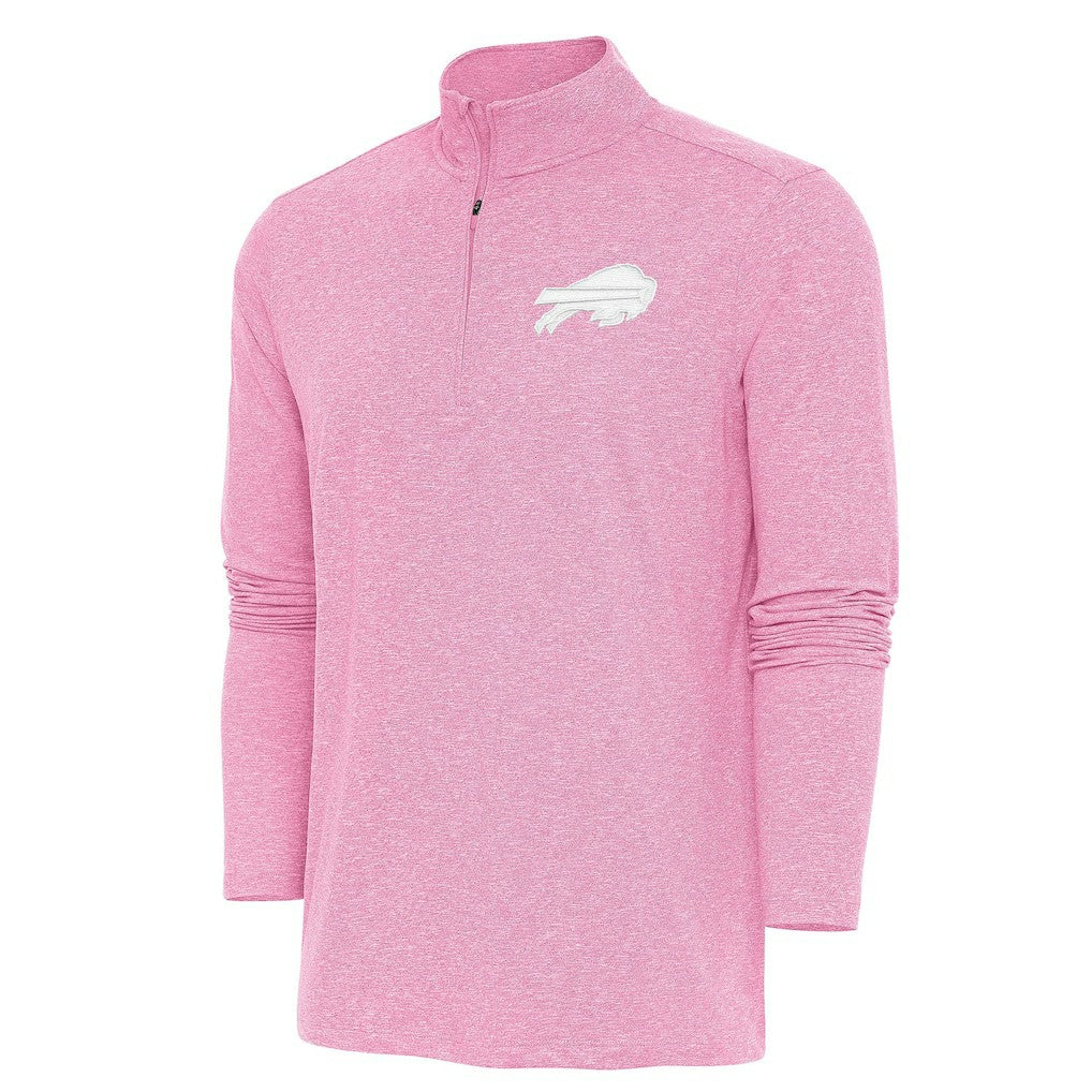 NFL Buffalo Bills Antigua Hunk Quarter-Zip Pullover Top