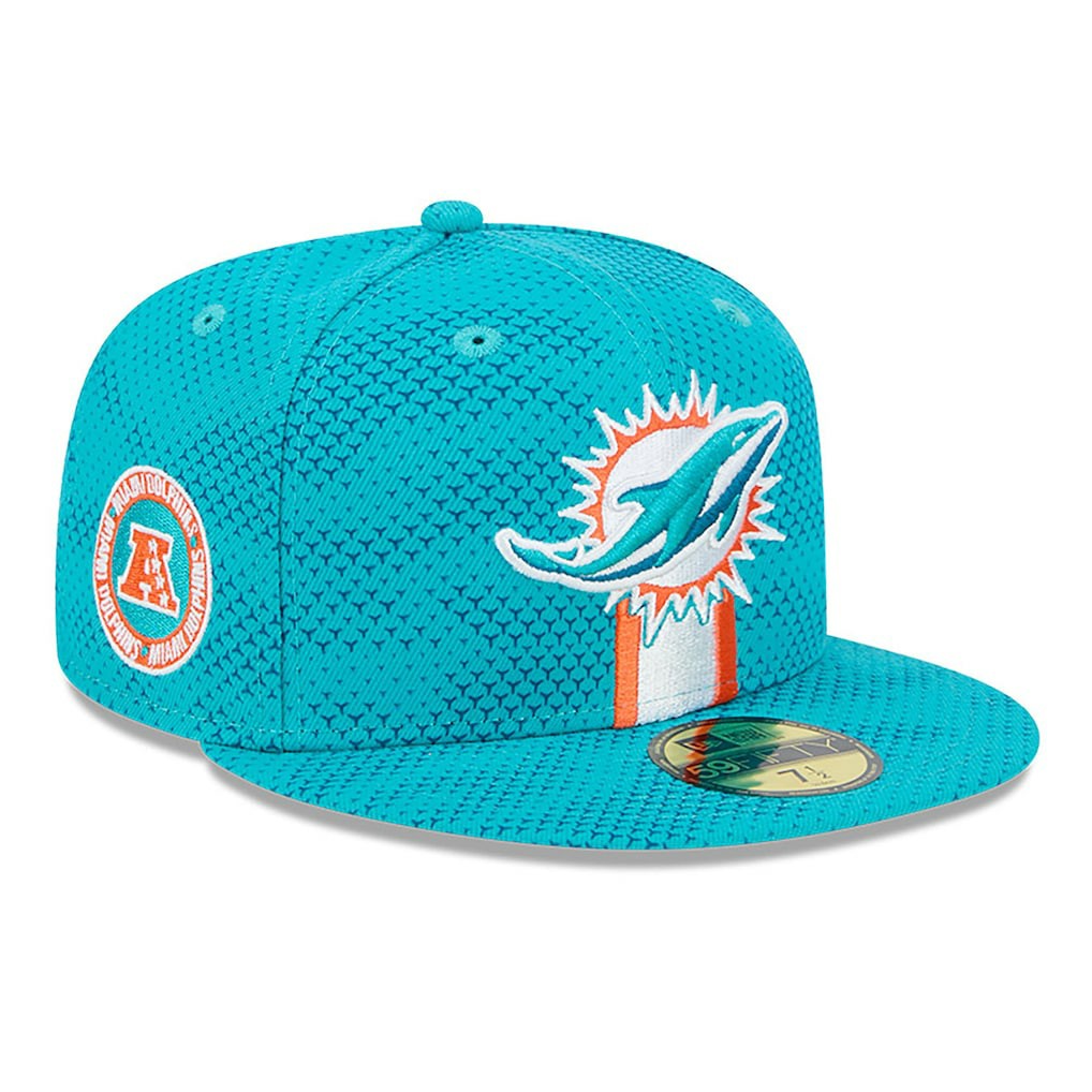 NFL Miami Dolphins 2024 Sideline 59FIFTY Fitted Hat