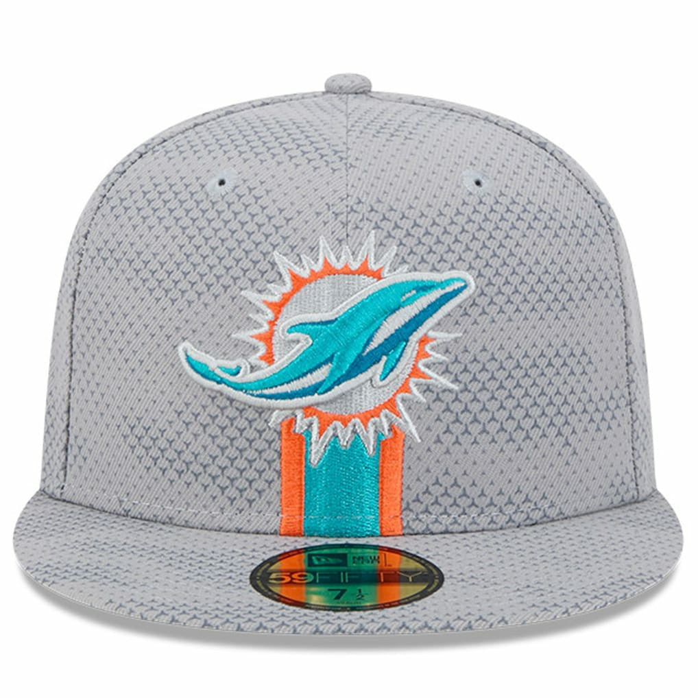 NFL Miami Dolphins 2024 Sideline 59FIFTY Fitted Hat