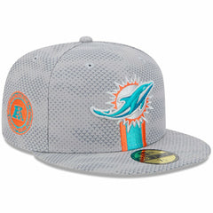 NFL Miami Dolphins 2024 Sideline 59FIFTY Fitted Hat