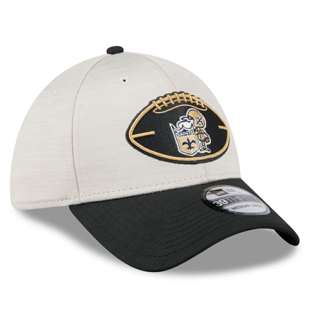 NFL New Orleans Saints 2024 Sideline Historic 39THIRTY Flex Hat