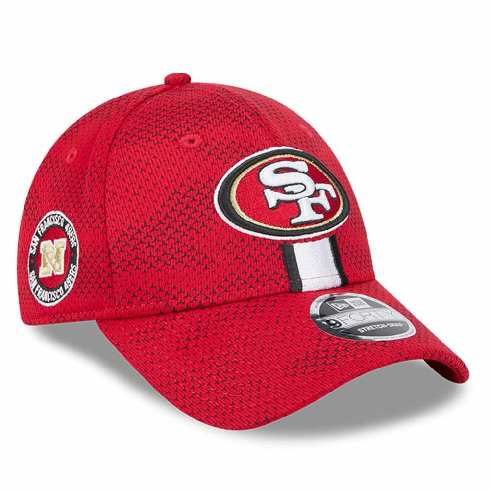 NFL San Francisco 49ers 2024 Sideline 9FORTY Stretch-Snap Hat