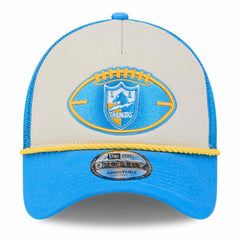 NFL Los Angeles Chargers 2024 Sideline Historic 9FORTY A-Frame Trucker Adjustable Hat