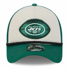 NFL New York Jets 2024 Sideline Historic 9FORTY A-Frame Trucker Adjustable Hat