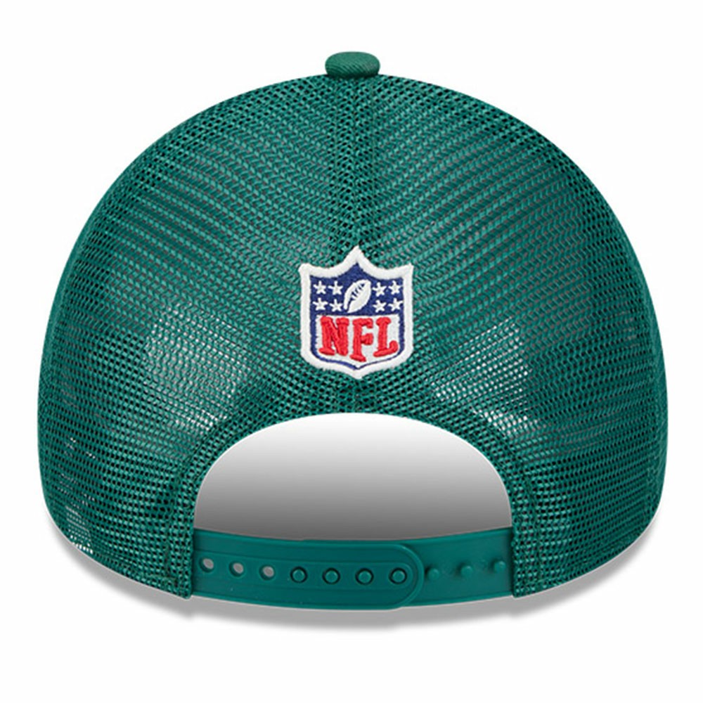 NFL New York Jets 2024 Sideline Historic 9FORTY A-Frame Trucker Adjustable Hat