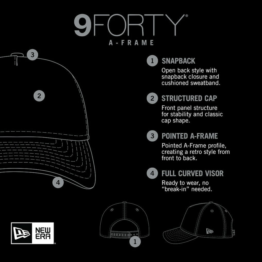 NFL Miami Dolphins 2024 Sideline Historic 9FORTY A-Frame Trucker Adjustable Hat