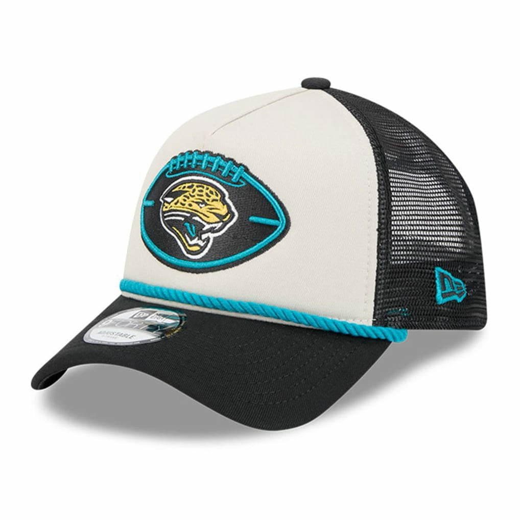 NFL Jacksonville Jaguars 2024 Sideline Historic 9FORTY A-Frame Trucker Adjustable Hat
