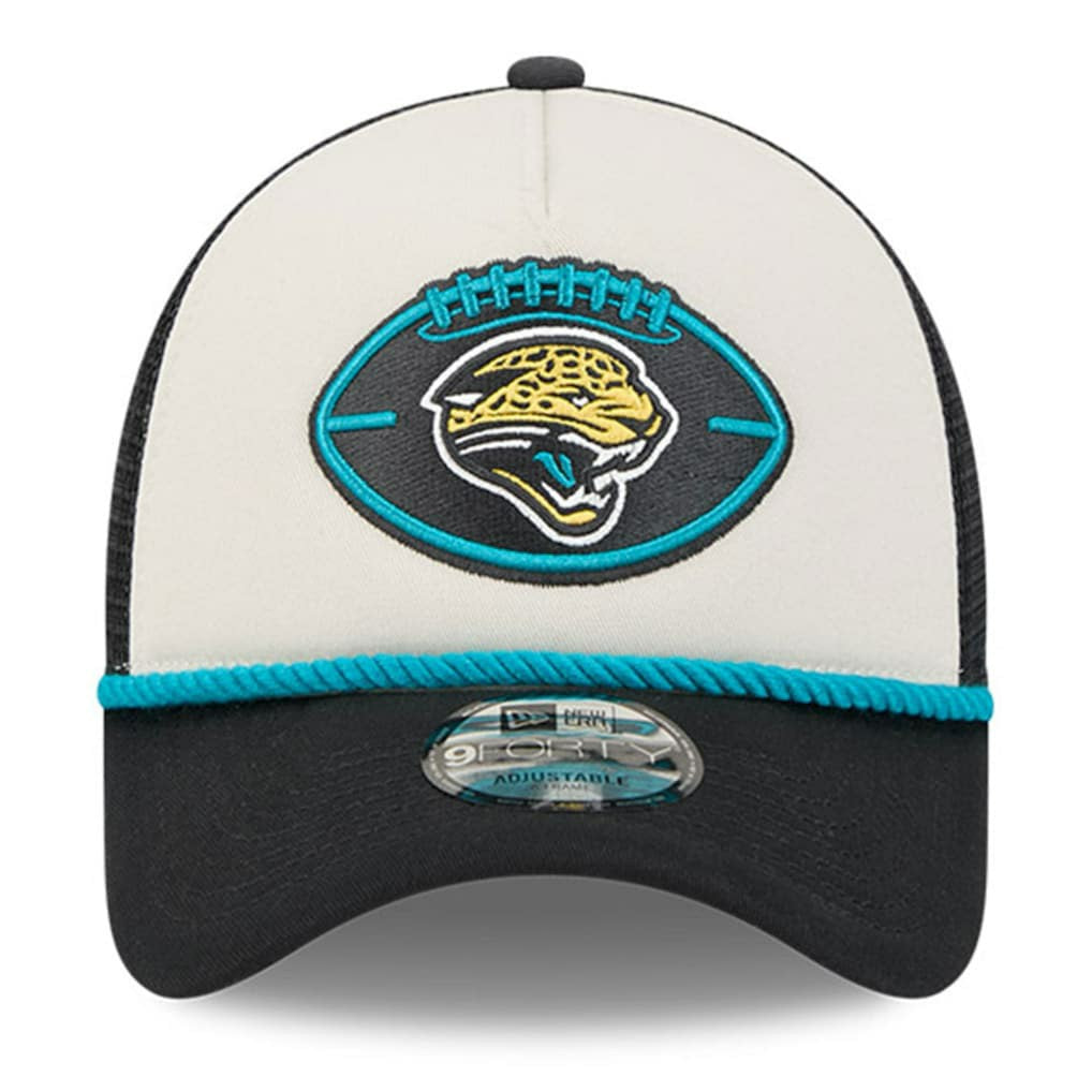 NFL Jacksonville Jaguars 2024 Sideline Historic 9FORTY A-Frame Trucker Adjustable Hat