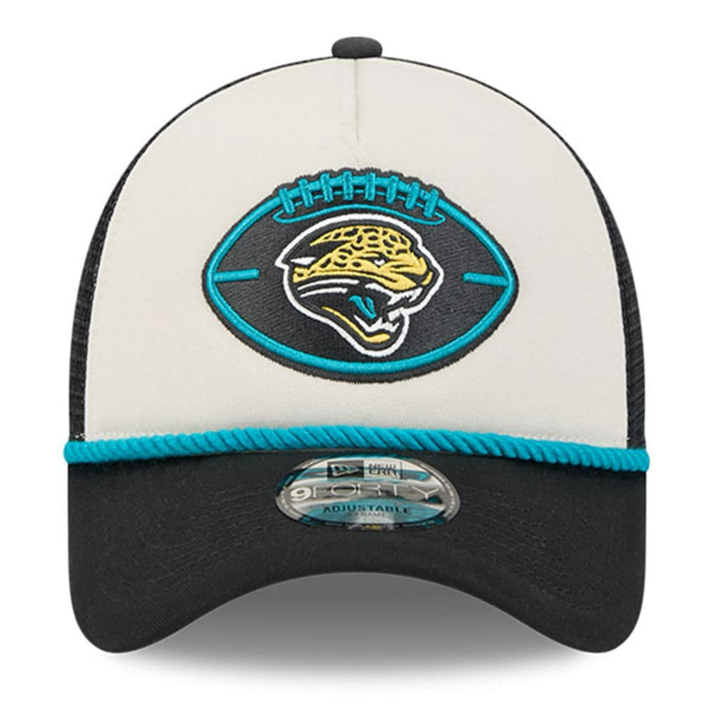 NFL Jacksonville Jaguars 2024 Sideline Historic 9FORTY A-Frame Trucker Adjustable Hat