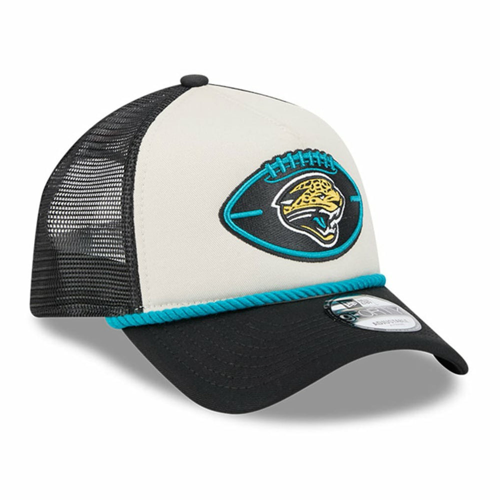 NFL Jacksonville Jaguars 2024 Sideline Historic 9FORTY A-Frame Trucker Adjustable Hat