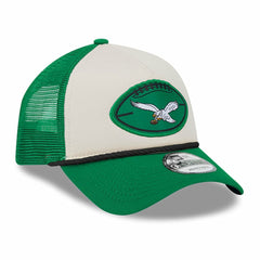 NFL Philadelphia Eagles 2024 Sideline Historic 9FORTY A-Frame Trucker Adjustable Hat