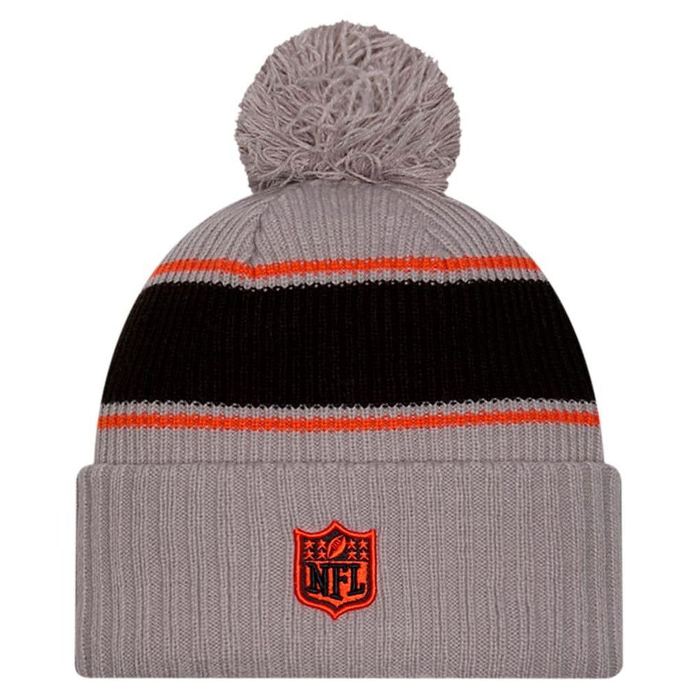 NFL Cincinnati Bengals 2024 Sideline Sport Cuffed Knit Hat with Pom