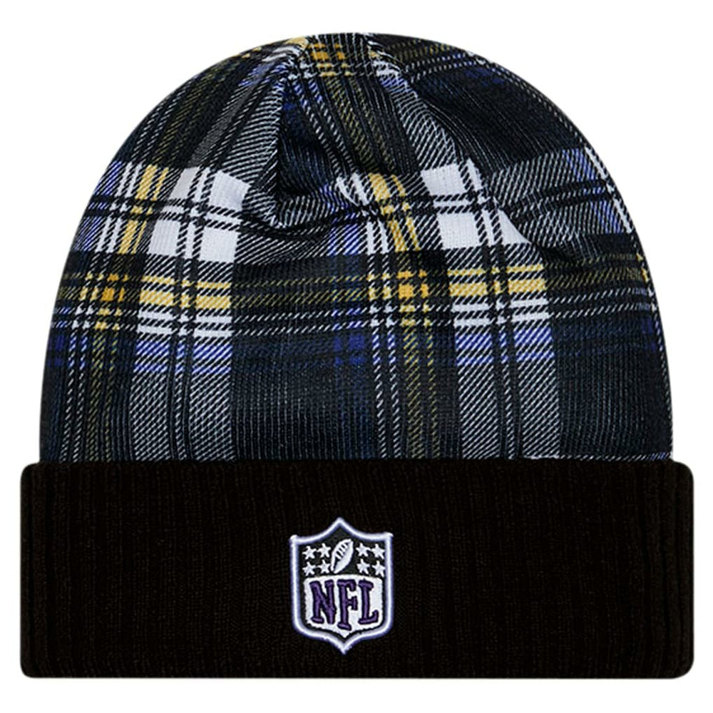 NFL Baltimore Ravens Sideline Statement Cuffed Knit Hat