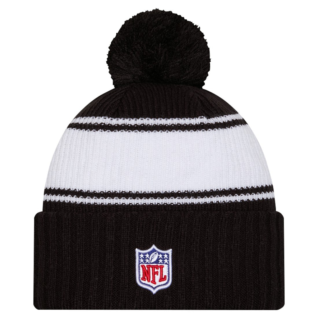NFL New York Jets Youth 2024/25 Sideline Cuffed Knit Hat with Pom