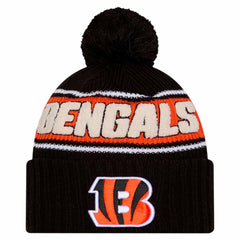 NFL Cincinnati Bengals Youth 2024 Sideline Sport Cuffed Knit Hat with Pom