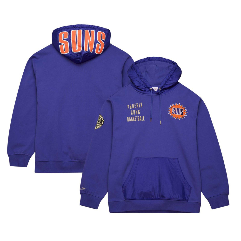 Phoenix Suns Team OG 2.0 Vintage Logo Fleece Pullover Hoodie - Purple | Mitchell & Ness online