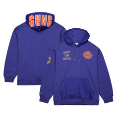 Phoenix Suns Team OG 2.0 Vintage Logo Fleece Pullover Hoodie - Purple | Mitchell & Ness online