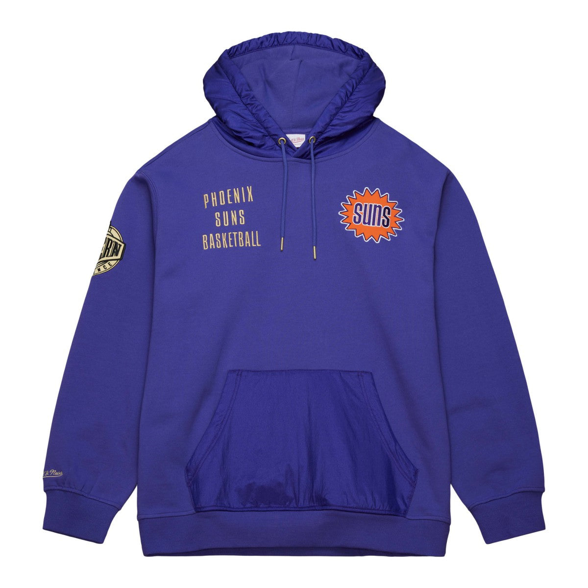 Phoenix Suns Team OG 2.0 Vintage Logo Fleece Pullover Hoodie - Purple | Mitchell & Ness online