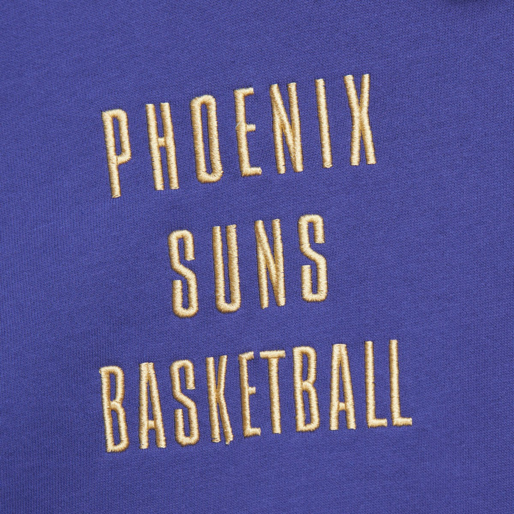 Phoenix Suns Team OG 2.0 Vintage Logo Fleece Pullover Hoodie - Purple | Mitchell & Ness online