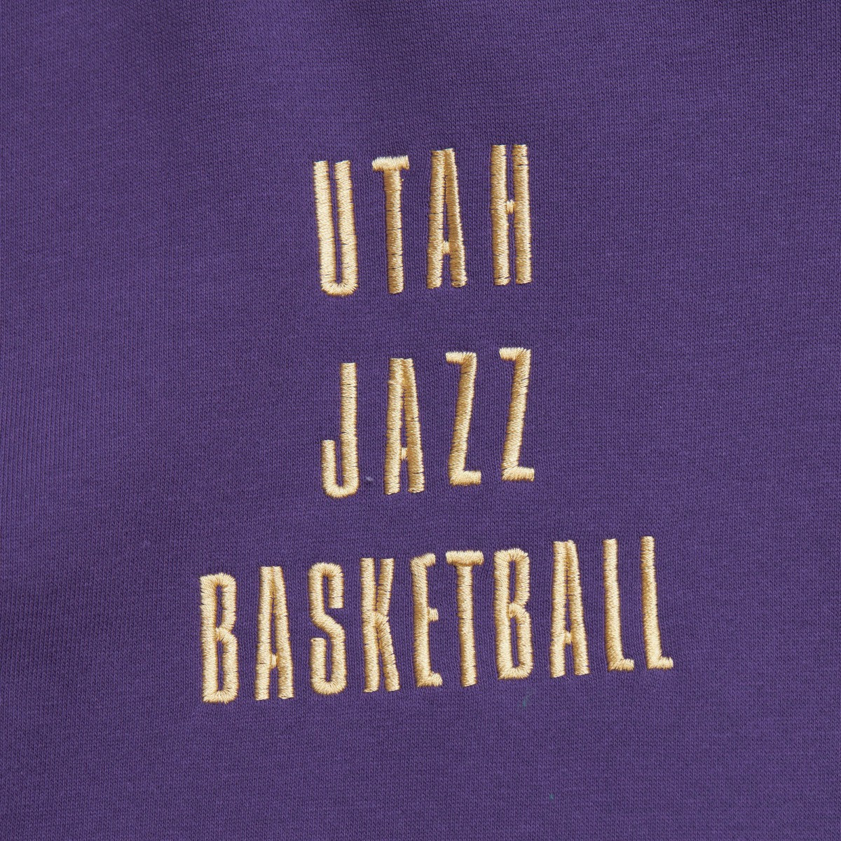 Utah Jazz Team OG 2.0 Vintage Logo Fleece Pullover Hoodie - Purple | Mitchell & Ness discount