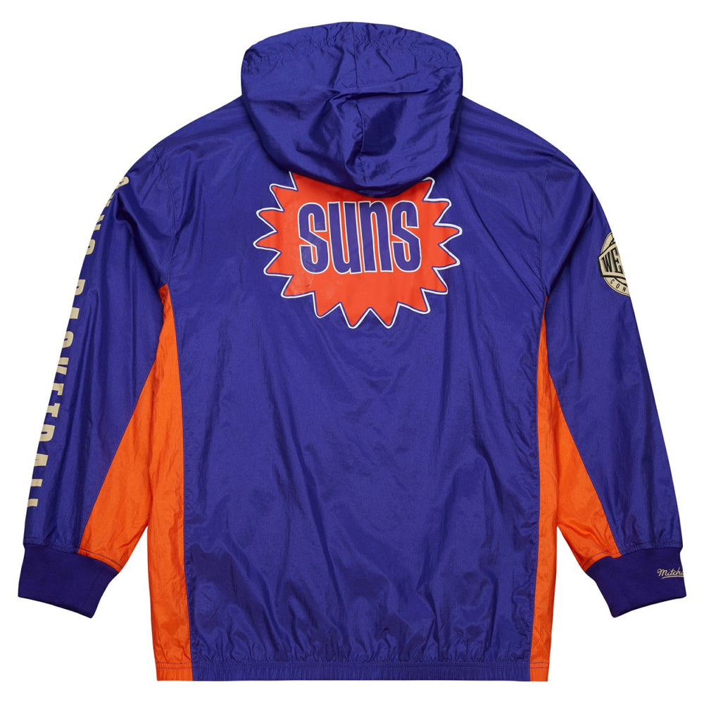 Phoenix Suns Team OG 2.0 Vintage Logo Anorak Windbreaker Quarter-Zip Jacket - Purple | Mitchell & Ness online