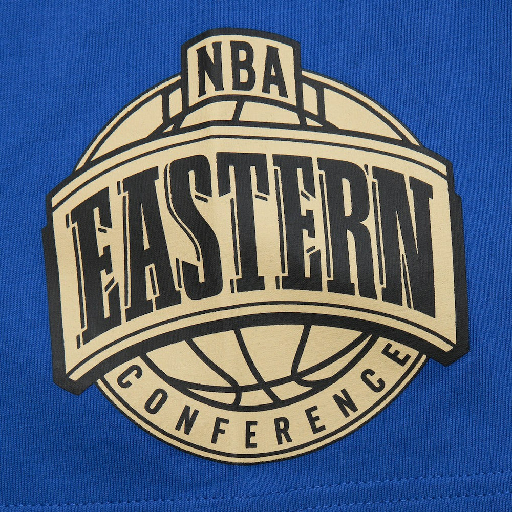 Golden State Warriors Hardwood Classics Team OG 2.0 Premium Vintage Logo T-Shirt sale - Royal | Mitchell & Ness for sale