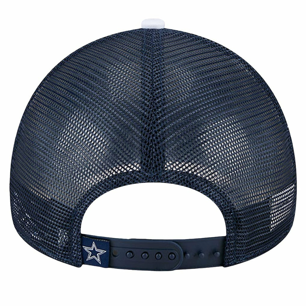 NFL Dallas Cowboys Sport Night Color Block 9FORTY A-Frame Trucker Adjustable Hat