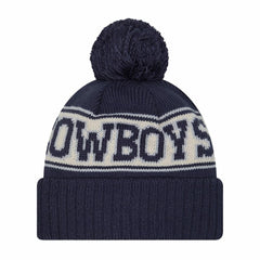 NFL Dallas Cowboys Youth Retro Cuffed Knit Hat with Pom