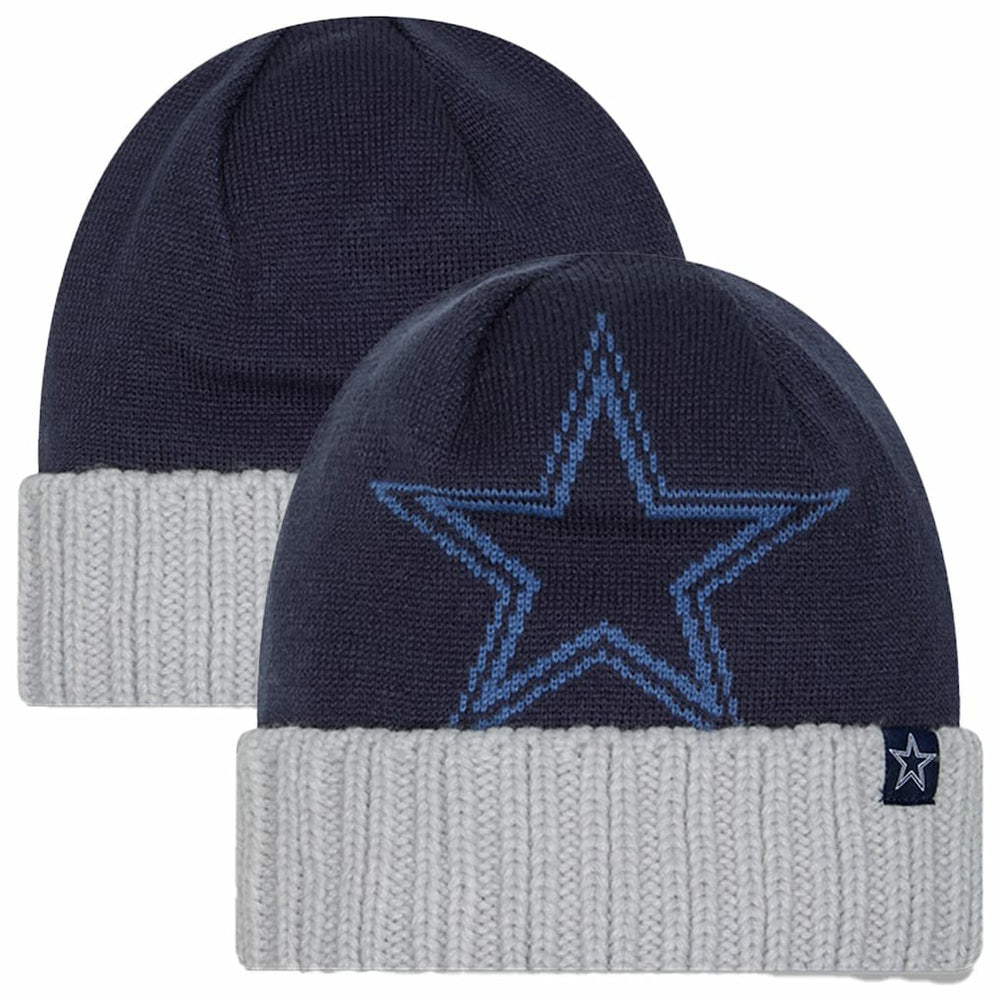 NFL Dallas Cowboys Youth Oversize Cuffed Knit Hat