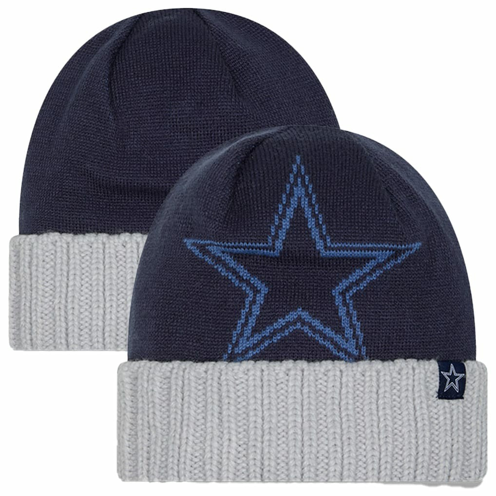 NFL Dallas Cowboys Youth Oversize Cuffed Knit Hat