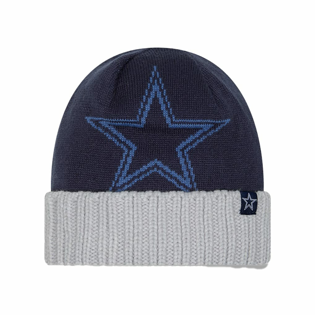 NFL Dallas Cowboys Youth Oversize Cuffed Knit Hat