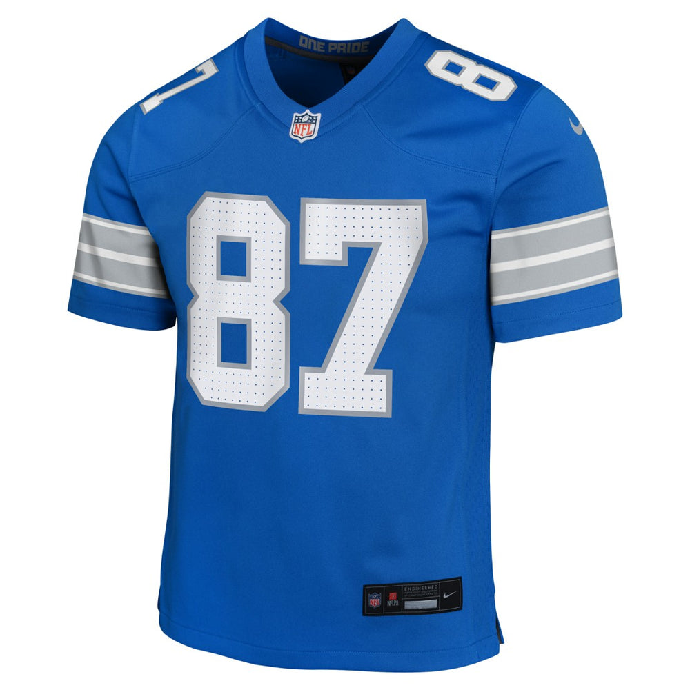 NFL Detroit Lions Sam LaPorta  Youth Game Jersey