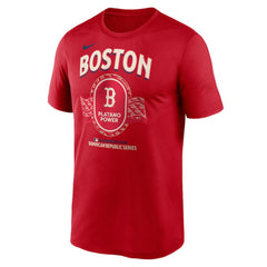Boston Red Sox Dominican Republic Series Legend T-Shirt - Red | Nike