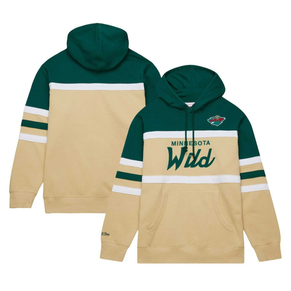 Minnesota Wild Mitchell & Ness Head Coach Pullover Hoodie
