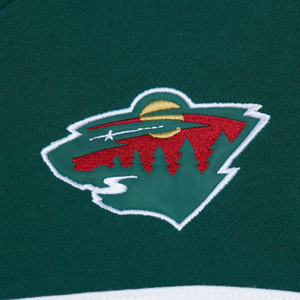 Minnesota Wild Mitchell & Ness Head Coach Pullover Hoodie