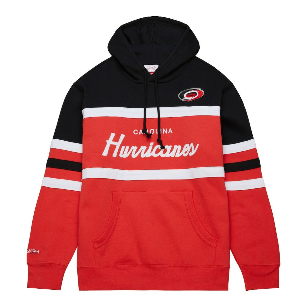 Carolina Hurricanes Mitchell & Ness Head Coach Pullover Hoodie