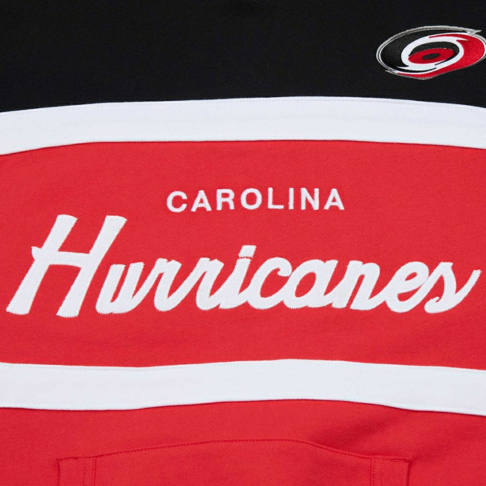 Carolina Hurricanes Mitchell & Ness Head Coach Pullover Hoodie