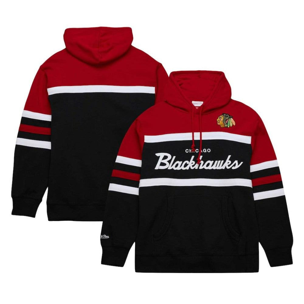 Chicago Blackhawks Mitchell & Ness Head Coach Pullover Hoodie