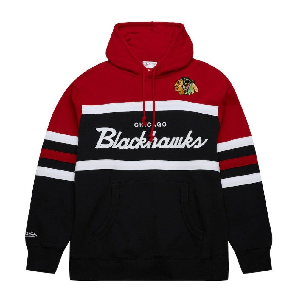 Chicago Blackhawks Mitchell & Ness Head Coach Pullover Hoodie