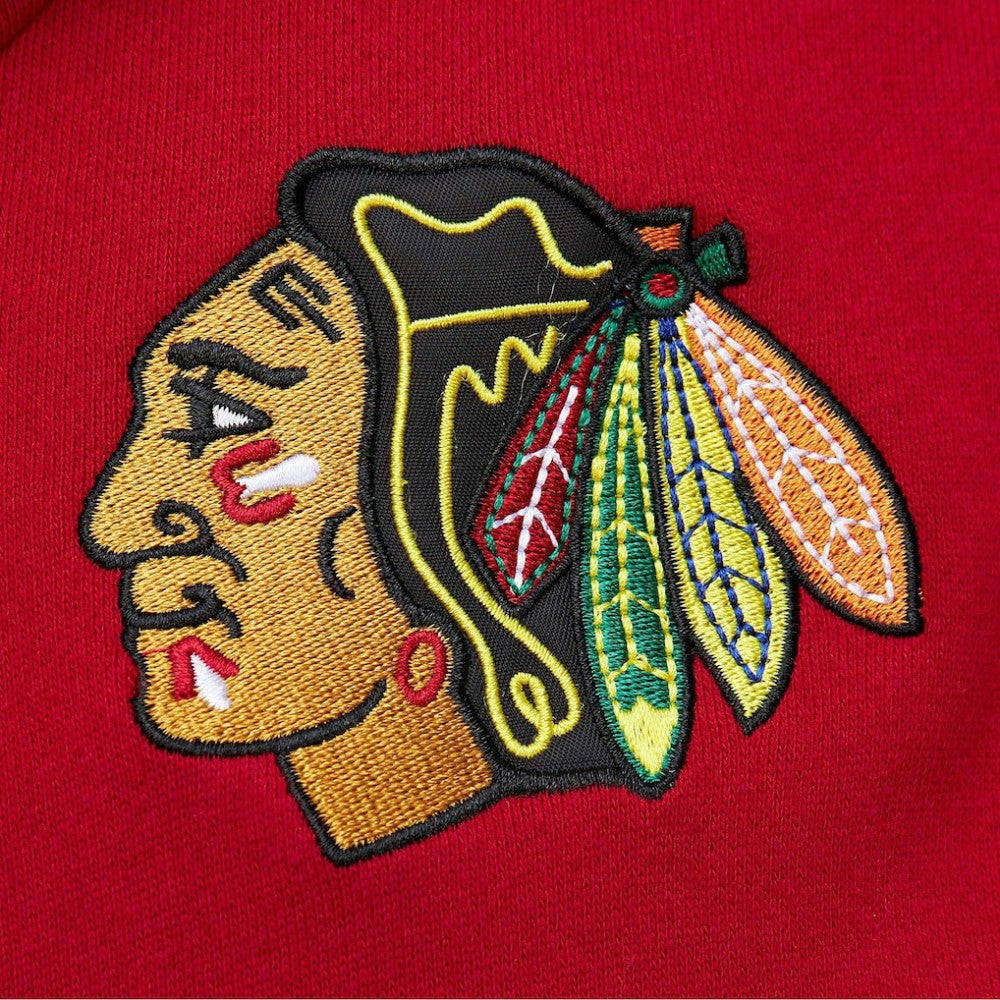Chicago Blackhawks Mitchell & Ness Head Coach Pullover Hoodie