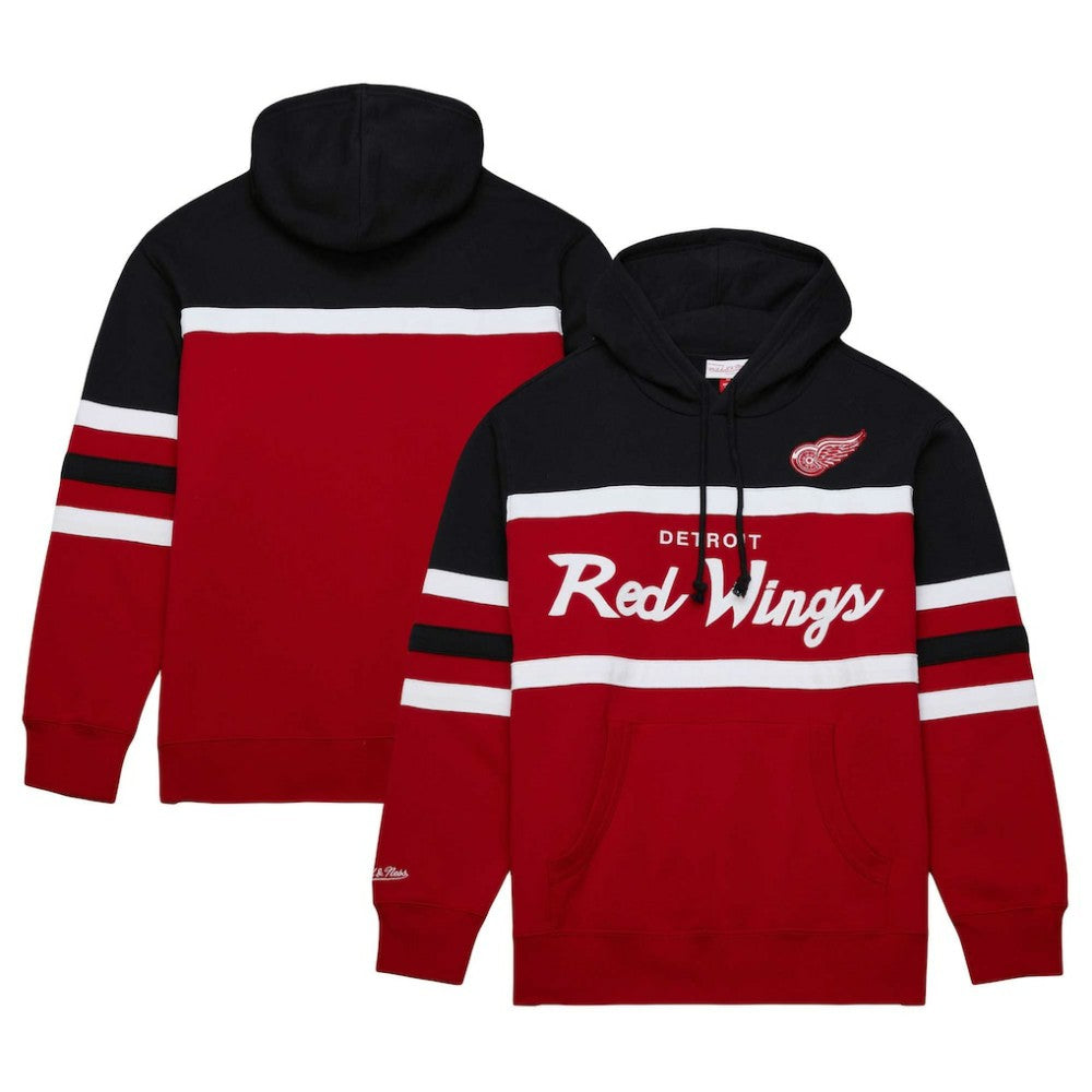 Detroit Red Wings Mitchell & Ness Head Coach Pullover Hoodie