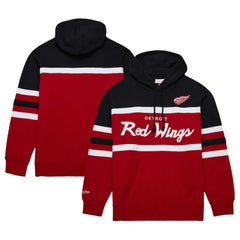 Detroit Red Wings Mitchell & Ness Head Coach Pullover Hoodie