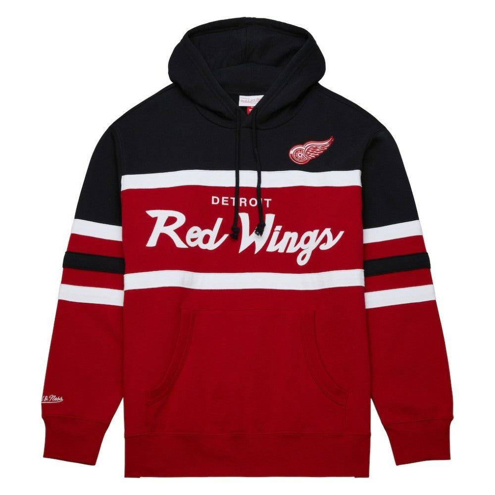 Detroit Red Wings Mitchell & Ness Head Coach Pullover Hoodie