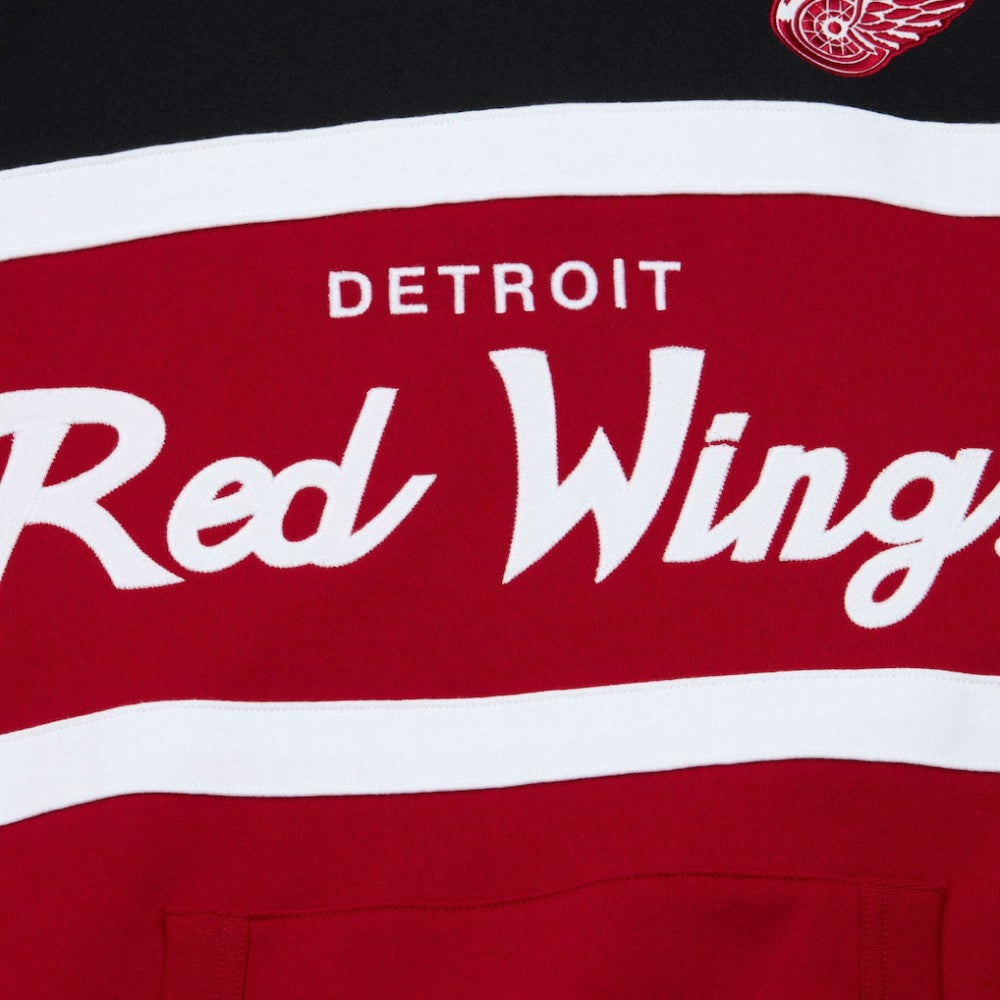 Detroit Red Wings Mitchell & Ness Head Coach Pullover Hoodie