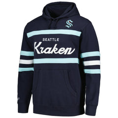Seattle Kraken Mitchell & Ness Head Coach Pullover Hoodie