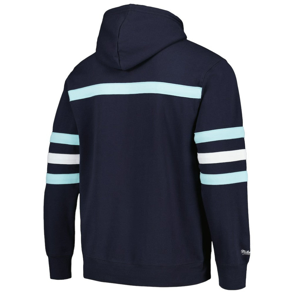 Seattle Kraken Mitchell & Ness Head Coach Pullover Hoodie