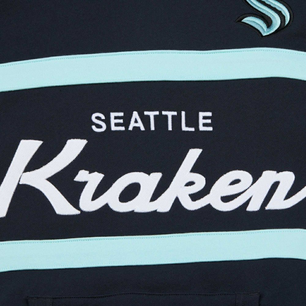 Seattle Kraken Mitchell & Ness Head Coach Pullover Hoodie